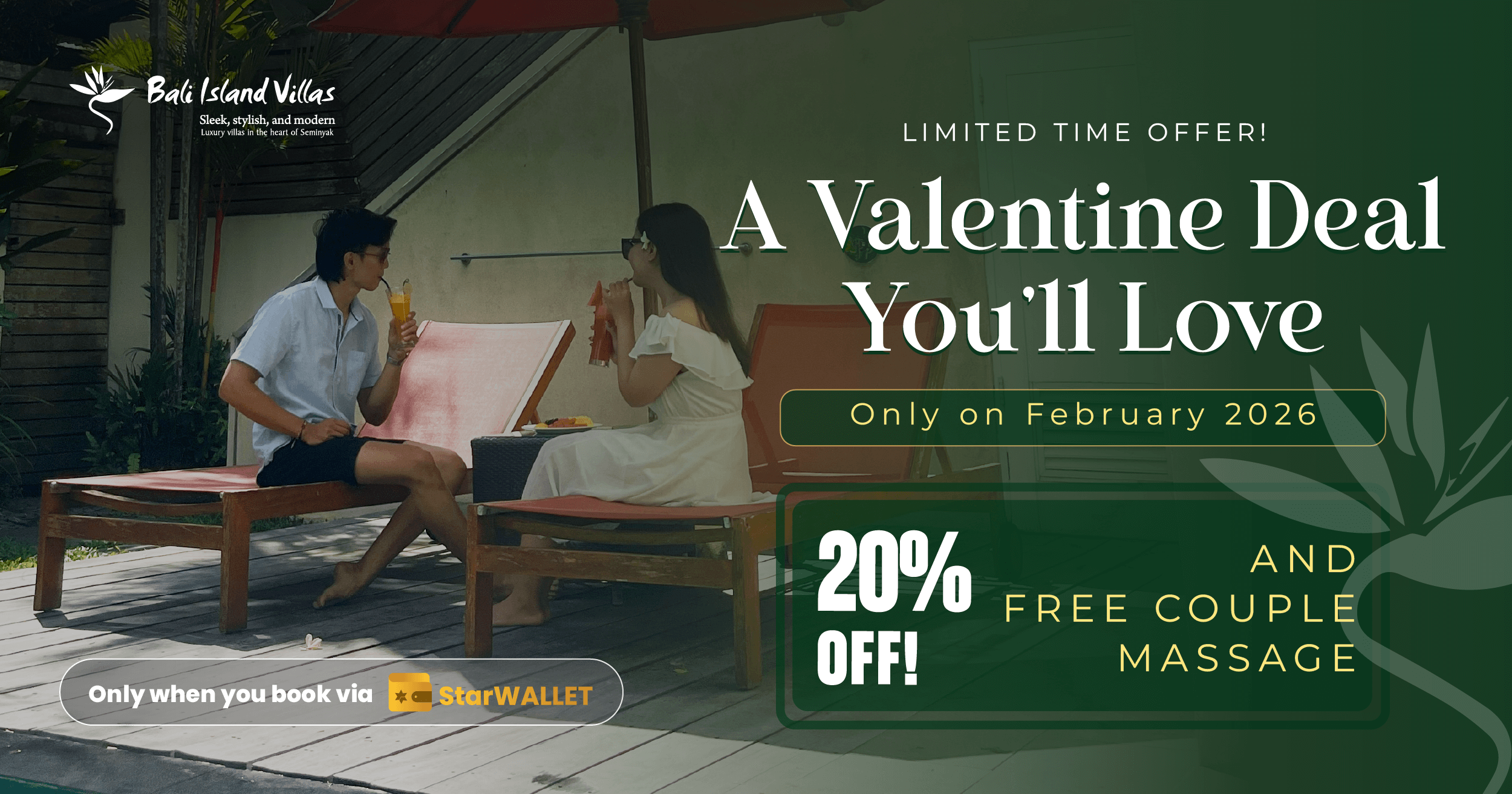 Special Offer Valentine at Bali Island Villa and Spa