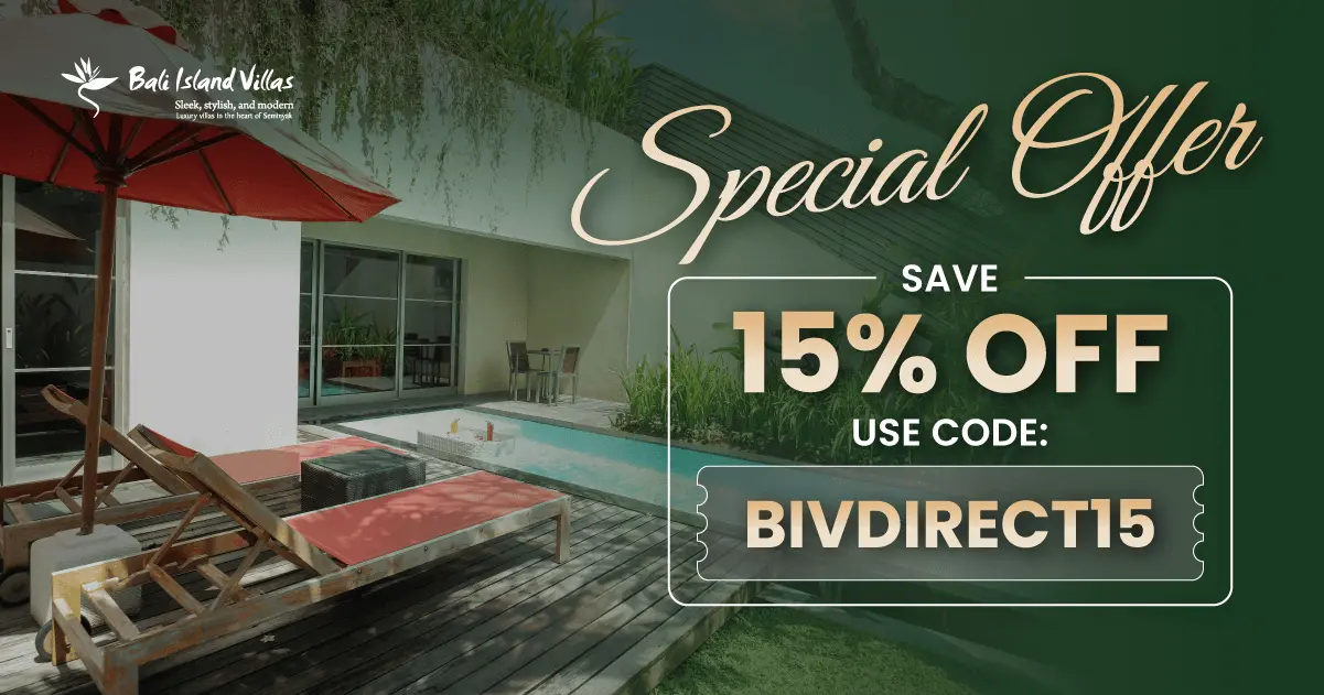 15% Off Direct Booking on Our Website