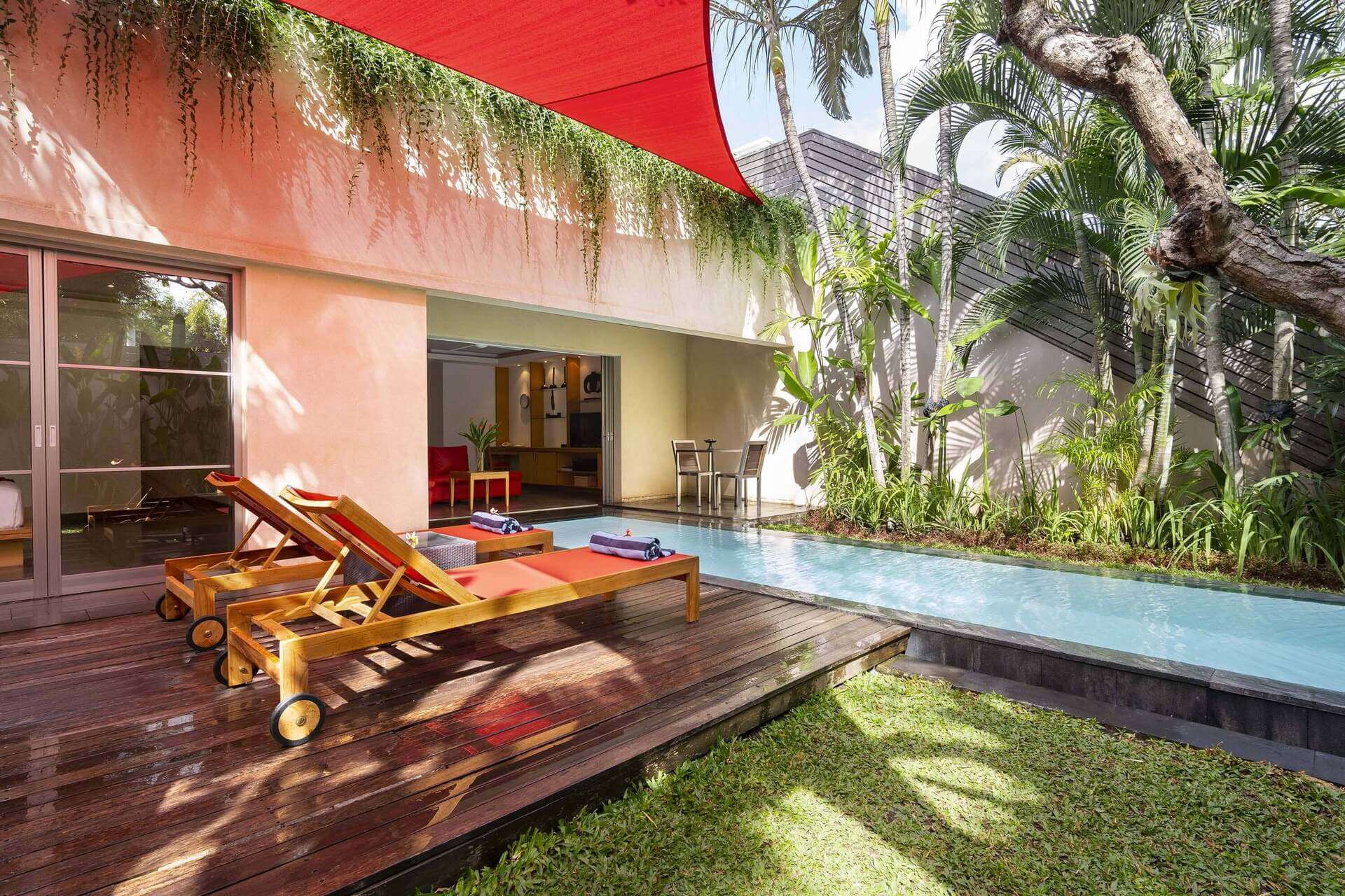 Outdoor shot of Bali Island Villas room
