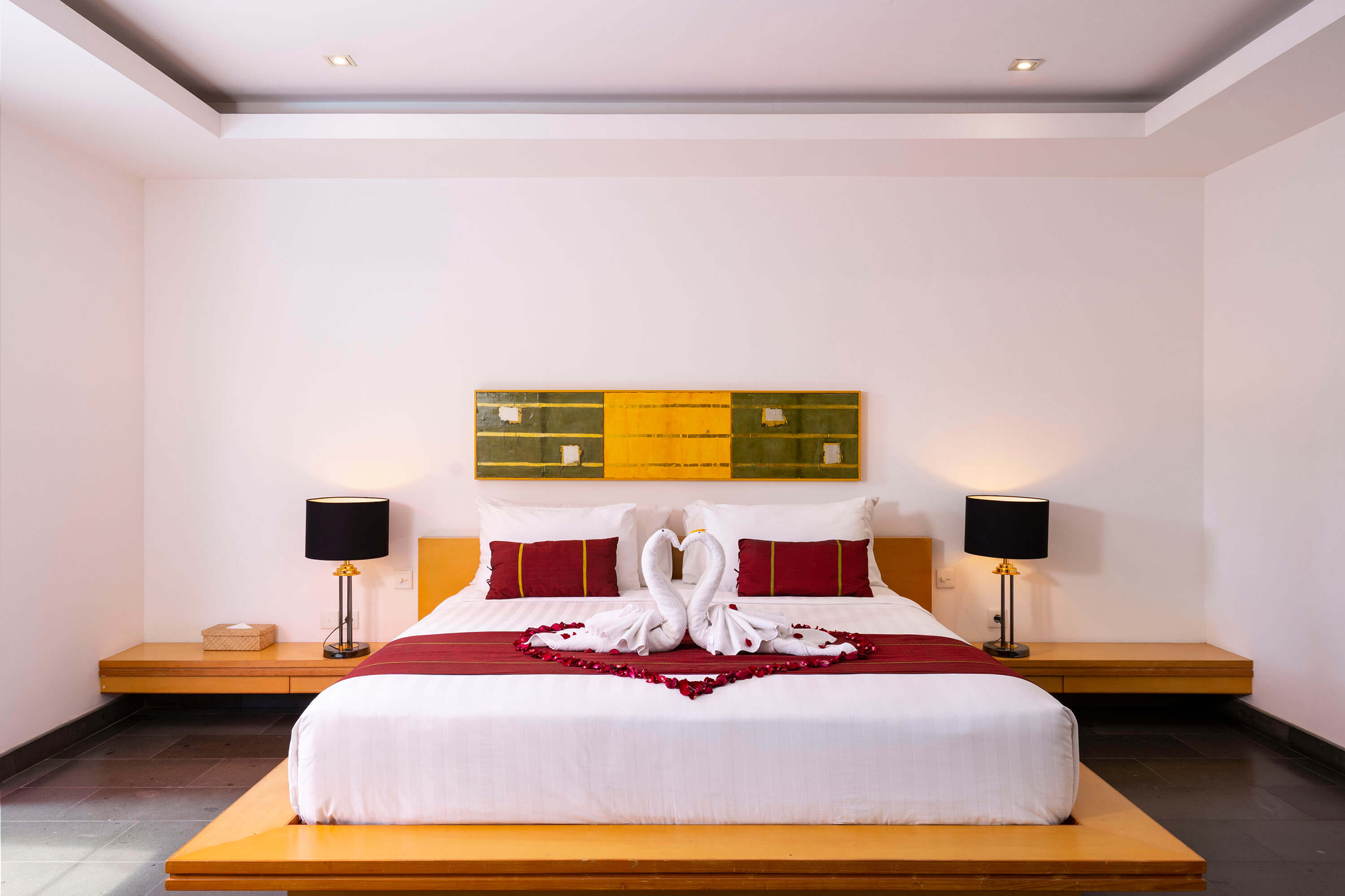 Bed of Bali Island Villas room